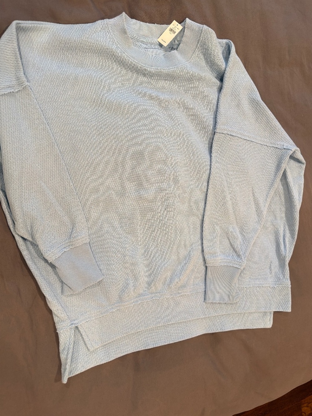 NWT Aerie Blue Oversized Crewneck Sweatshirt – Size S